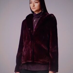 Simply Vera Faux Fur Vest Jacket
